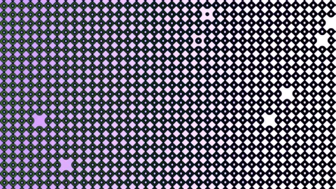 Random Animated Distorted Diamond and Circle Flow Stock Footage 302235475