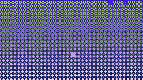 Random Animated Rhythmic Diamond and Circle Shift Stock Footage 302235415