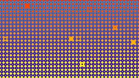 Random Animated Shifting Diamond and Circle Motion Stock Footage 302235358