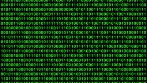 Random animation of digital numbers, binary code (vertical motion) Stock Footage 151949144