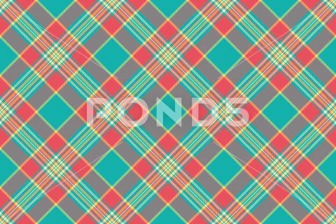 Random background check plaid, formal vector pattern texture. Expressive te.. Stock Illustration