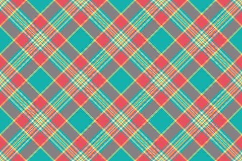 Random background check plaid, formal vector pattern texture. Expressive te.. Stock Illustration