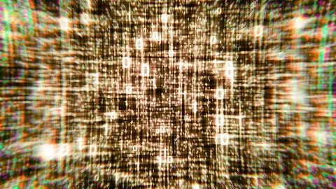 Random binary code abstract Stock Footage 125125373