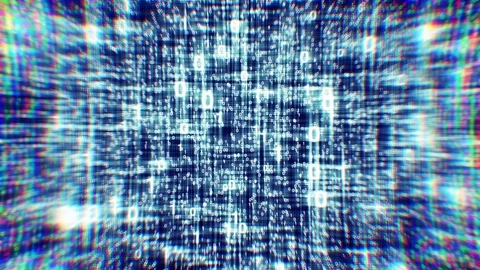 Random binary code abstract. Stock-Footage 125125448