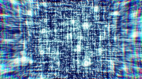 Random binary code abstract Stock Footage 125125559
