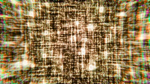 Random binary code abstract Stock Footage 125125615