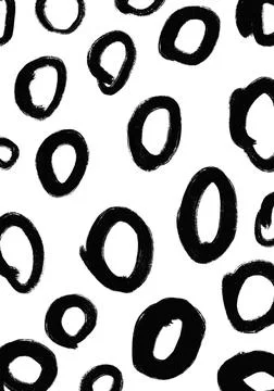 Random black ovals on white 스톡 일러스트