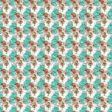 Random blue color bubble on metallic concrete surface seamless oil paint. Illustrazione stock