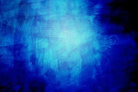 Random blue paint strokes Stock Photos