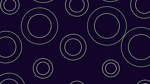 Random blue rings and circles pattern Stockbeeldmateriaal 195532445