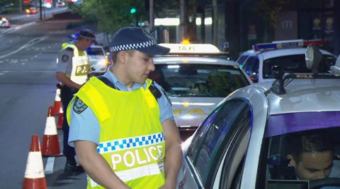 Random Breath Testing Drink Driving PT2 스톡 동영상 30364670