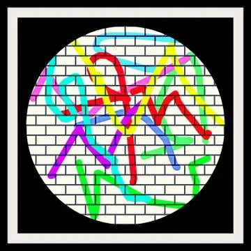 Random bright pattern Stock Illustration