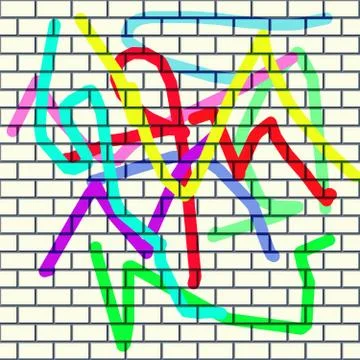 Random bright pattern Stock Illustration