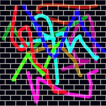 Random bright pattern Stock Illustration