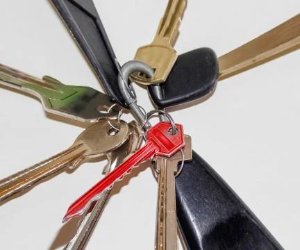 A random bunch of keys Stock Photos