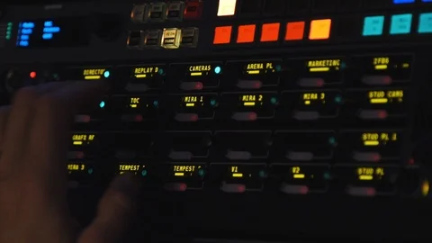 Random buttons being pressed Stock Footage 91509147