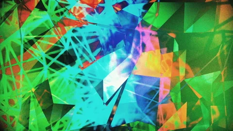 Random Changing Geometrical Graphics Shapes Colored Figures Motion Animation Stock Footage 99364371