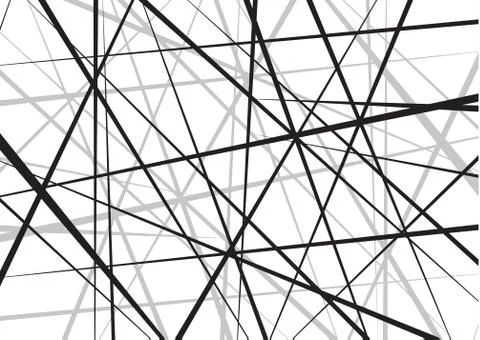 Random chaotic lines abstract geometric pattern.Vector background. Can be used Stock Illustration