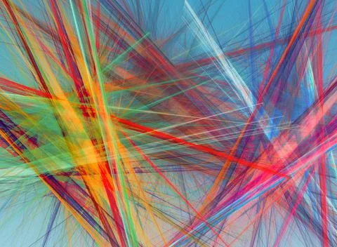 Random chaotic lines abstract geometric pattern  texture. 스톡 일러스트