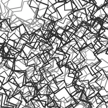 Random chaotic lines abstract grayscale texture / pattern Illustrazione stock