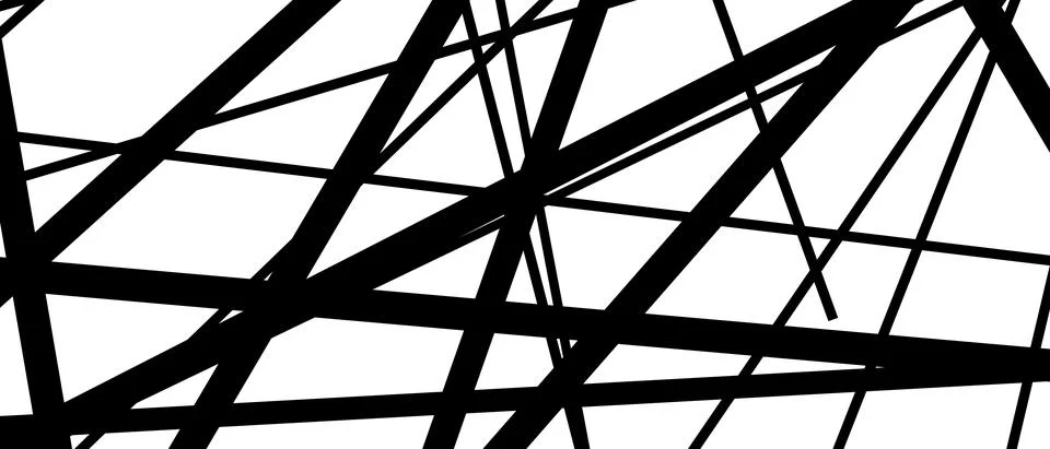 Random chaotic lines background. Abstract geometric pattern. Modern abstract  イラスト素材
