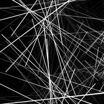 Random chaotic lines texture. Abstract geometric illustration Illustrazione stock
