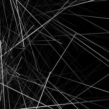 Random chaotic lines texture. Abstract geometric illustration Illustrazione stock