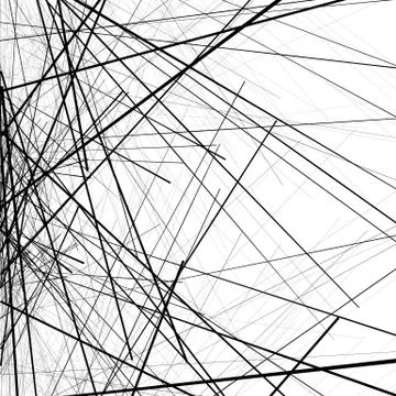 Random chaotic lines texture. Abstract geometric illustration Illustrazione stock