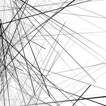 Random chaotic lines texture. Abstract geometric illustration Illustrazione stock