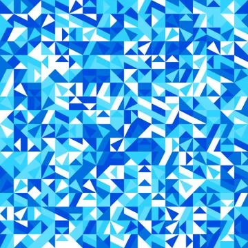 Random chaotic triangle mosaic pattern background design Illustrazione stock