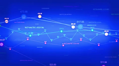 Random chart with numbers 動画素材 37031183