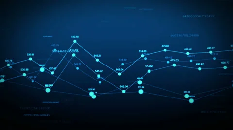 Random chart with numbers 스톡 동영상 37031199