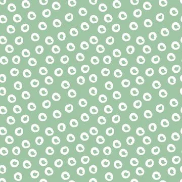Random circle spots, abstract minimalistic retro background Illustrazione stock