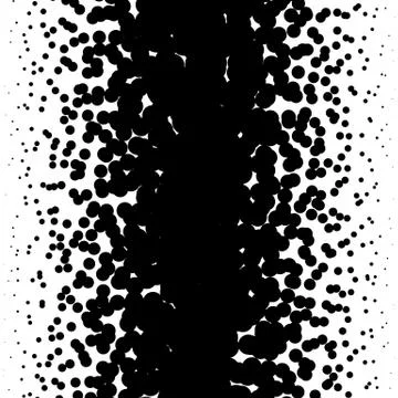 Random circles pattern. Halftone pattern, halftone gradient with random dots. Stock Illustration