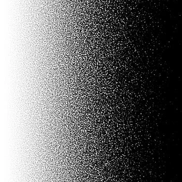 Random circles pattern. Halftone pattern, halftone gradient with random dots. Stock Illustration