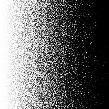 Random circles pattern. Halftone pattern, halftone gradient with random dots. Stock Illustration