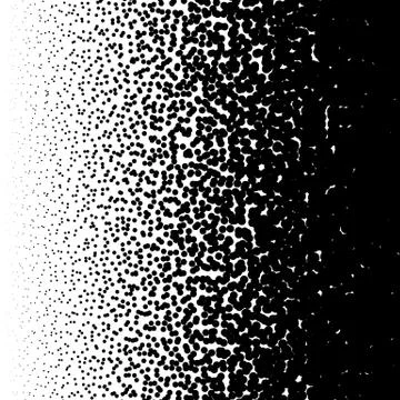 Random circles pattern. Halftone pattern, halftone gradient with random dots. Stock Illustration