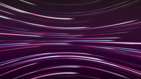Random color Horizontal Curve speed glow line running to right background Video stock 322912397