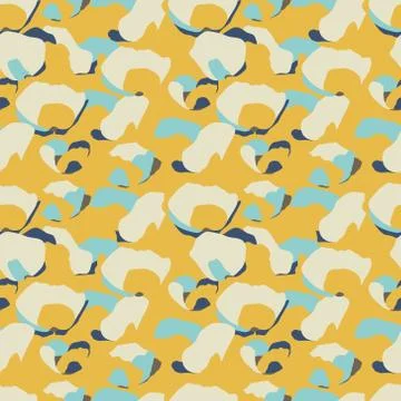 Random color spots seamless pattern Stock Illustration