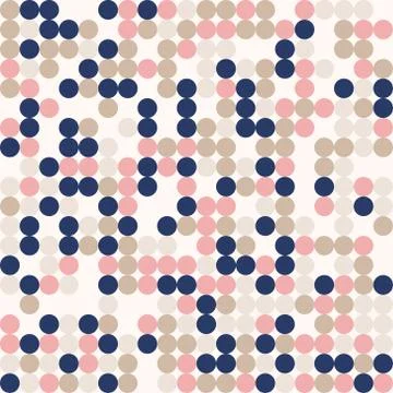 Random colored abstract geometric mosaic pattern background Illustrazione stock