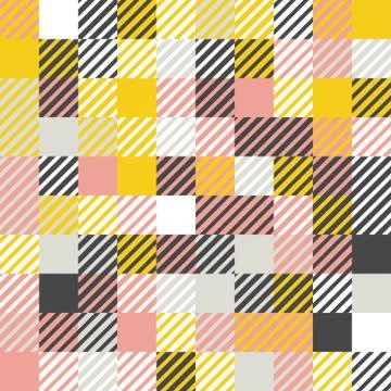 Random colored abstract geometric mosaic pattern background Stock Illustration