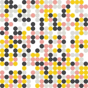 Random colored abstract geometric mosaic pattern background Illustrazione stock