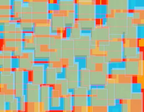 Random Colorful Block Pattern 1 Stock Illustration
