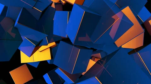 Random cube array Video stock 55110574