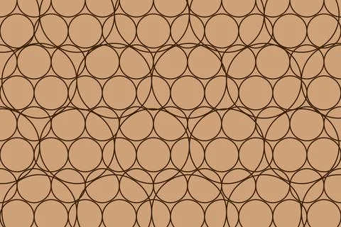 Random Dark Yellow Circles Texture Background Illustrazione stock