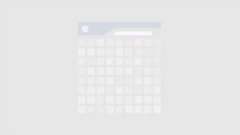 Random Data Computing Grid Animation Loop with Transparent Background Stock Footage 344720561