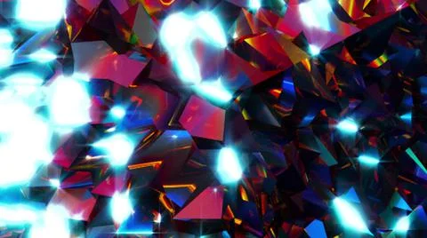 Random diamonds Stock Illustration