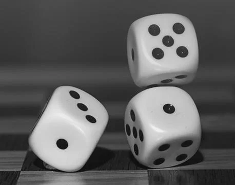 Random dice (1) Stock Photos