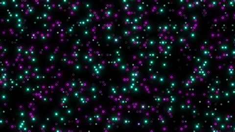 Random digital and neon purple dots pattern Stock Footage 235853797