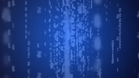 Random digital data matrix of binary code numbers text space. motion backgr.. Stock Footage 317429451